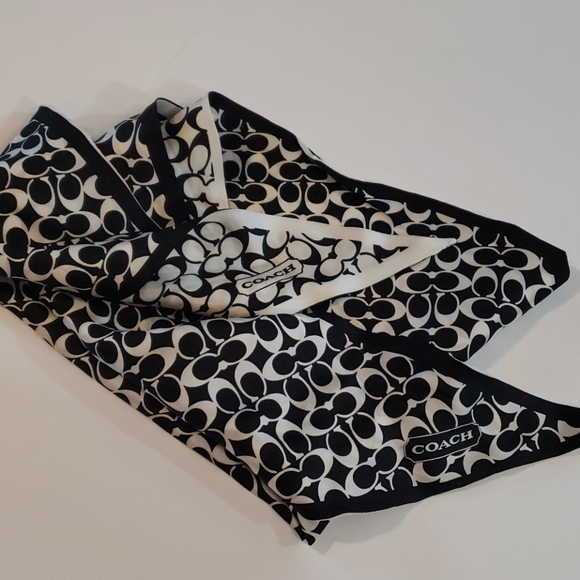 Coach Accessories - COACH Signature Silk Scarf